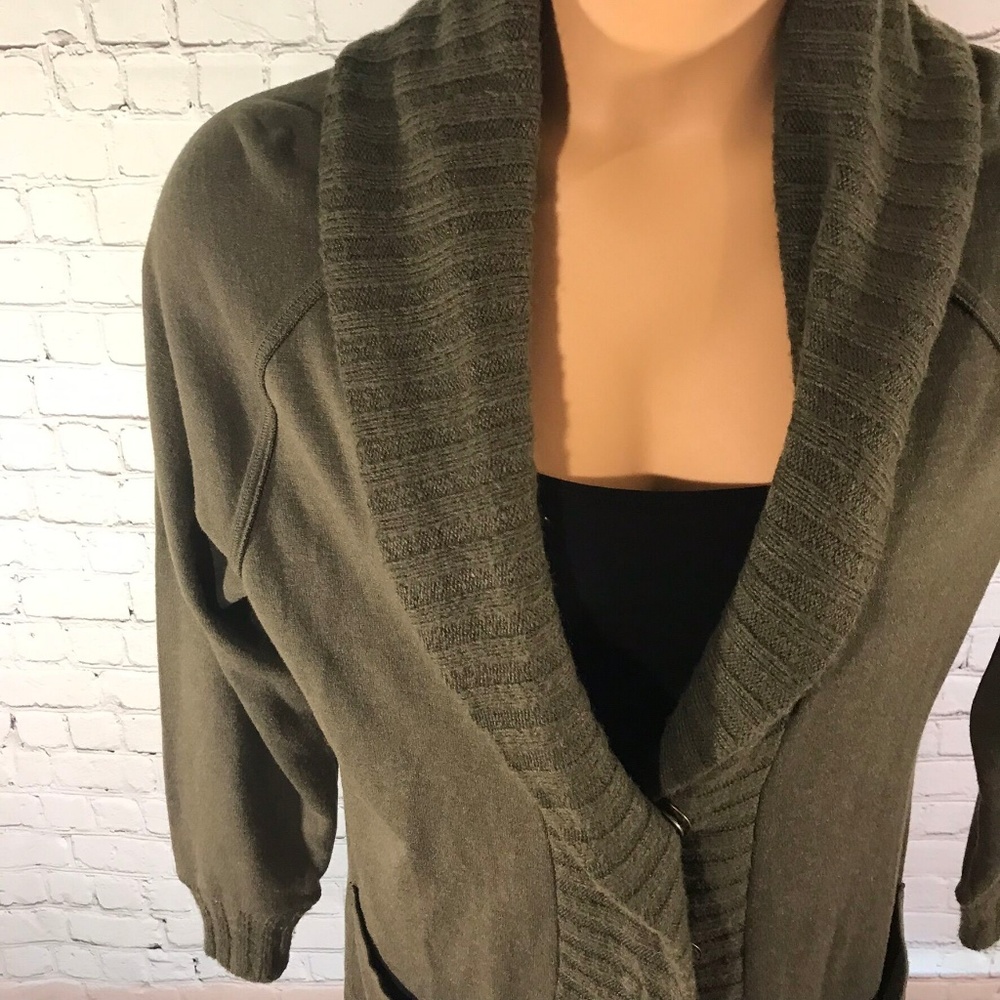 Rachel Roy Cardigan Sweater Green Size Medium - Picture 2 of 8